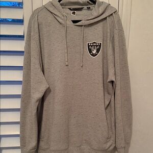 Travis Mathew Heather Gray Raiders Hoodie